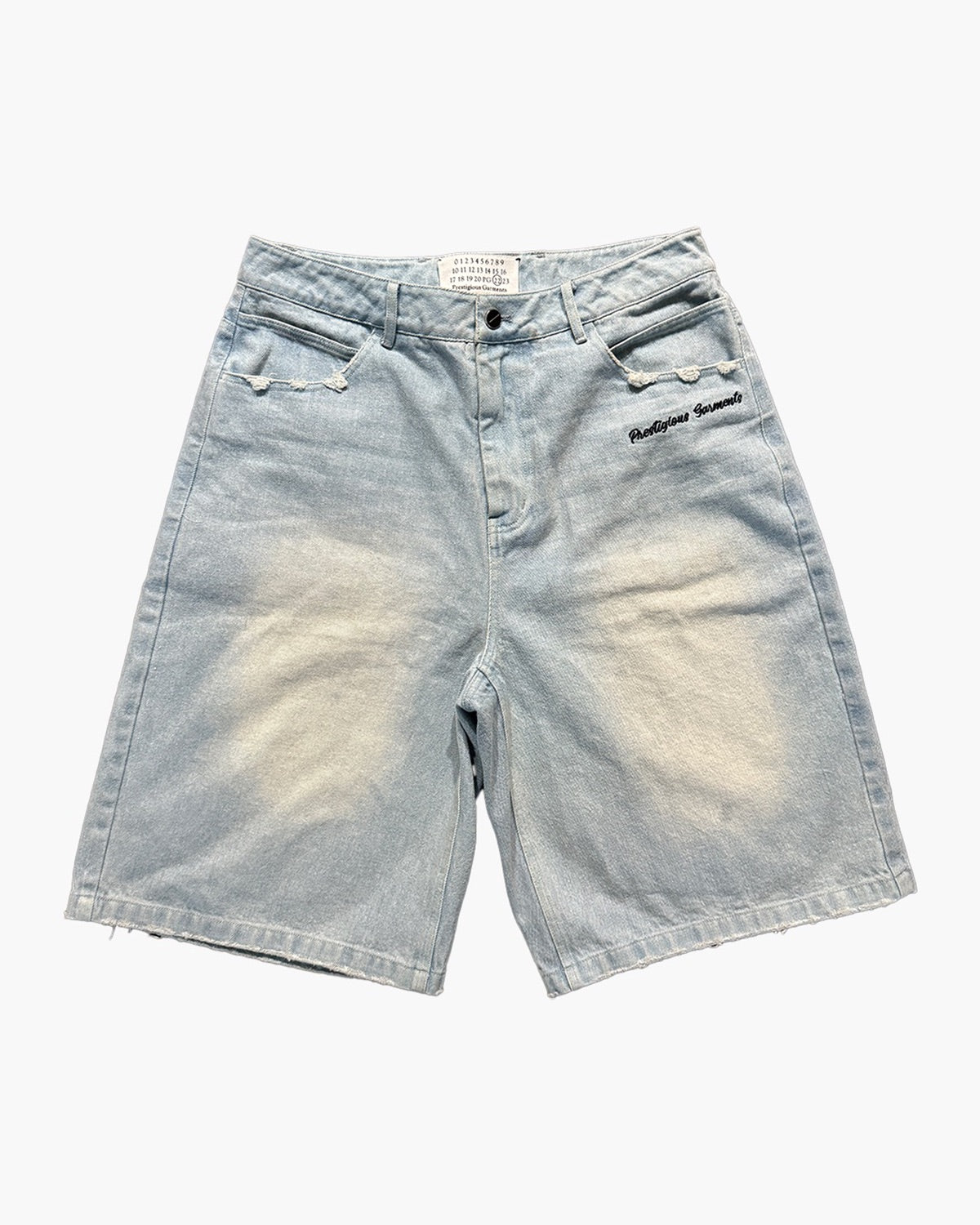 ☆送料・関税込☆TheOpen Product★DISTRESSED DENIM SHORTS★ SS23D1NZ316-87_Light_Wash_01.